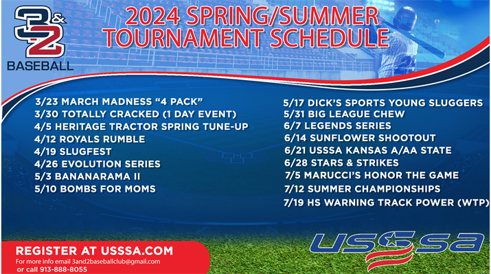 2024 TOURNAMENT SCHEDULE