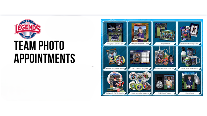 Team Photo Appointments